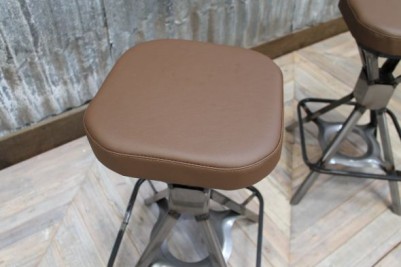 industrial style machinist stools
