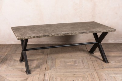 concrete style top table
