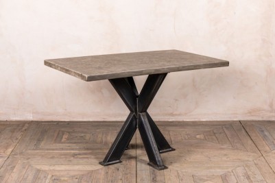 Concrete Style Top Bar Table
