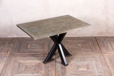 large zinc top table