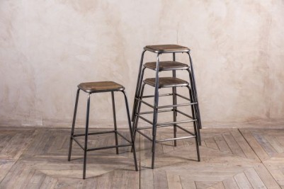 gunmetal stacking stools