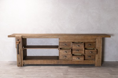 sideboard with vice reclaimed