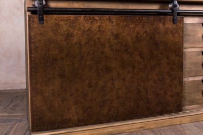 large copper front sideboard