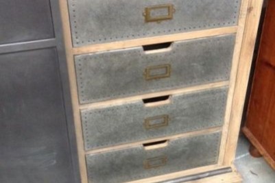 vintage style metal cabinet dresser