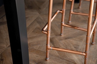 Copper Bar Stools - Handmade