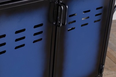Blue Industrial Storage Unit - Door Handles