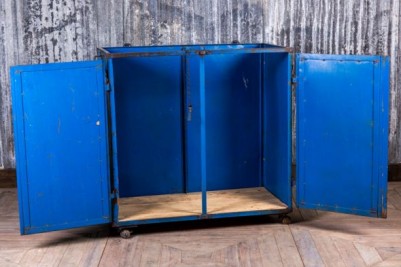 blue metal locker
