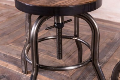 metallic bar stool