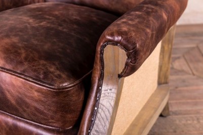 dark leather chair