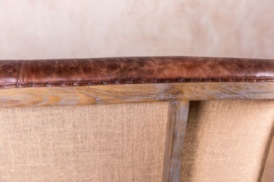 detailed leather sofa