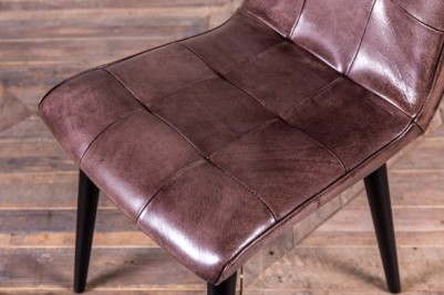 clay leather dining chair