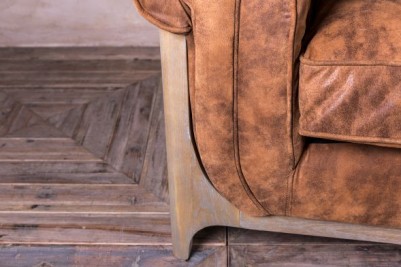 brushed leather sofa