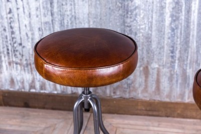 comfortable leather bar stool