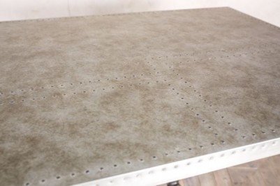 zinc topped studwork table