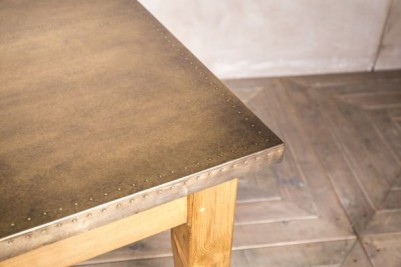 modern metallic table