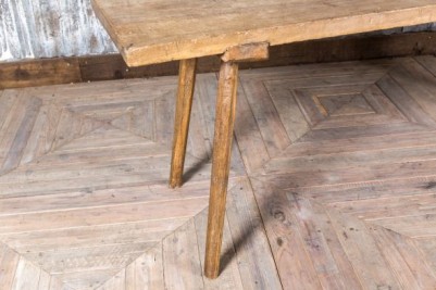Low Rustic Dining Table