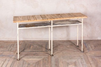 Slim Poseur Table With Shelf