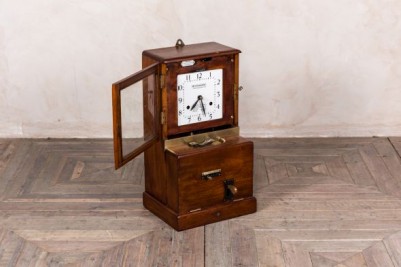 Vintage Time Recorder Clocking In Clock