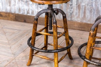 vintage industrial style stool