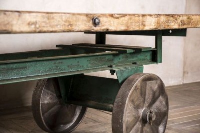 antique cart dining table