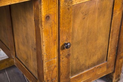 Large Vintage Work Desk With Storage