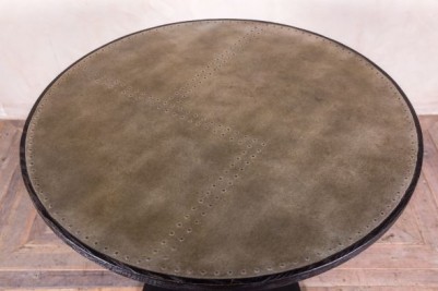 round metal dining table