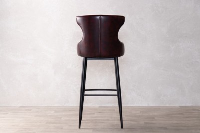red-faux-leather-stool-rear-view