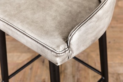 faux leather stool