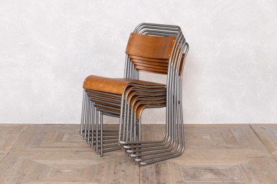 Biddulph Stacking Chair with Plywood Seat/Back - Stacked Chairs