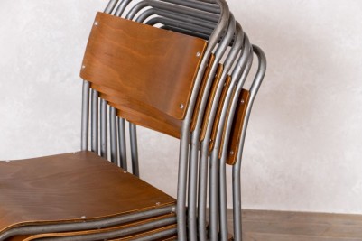 Biddulph Stacking Chair with Plywood Seat/Back - Chair Back