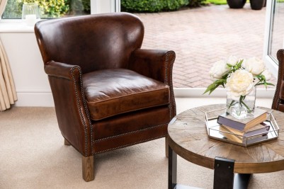 traditional leather chair