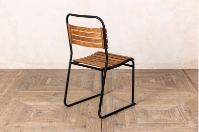 Vintage Black Stacking Chair