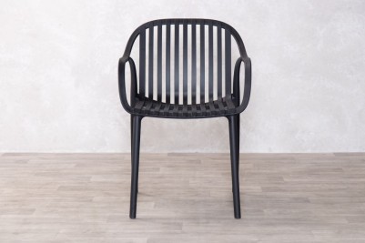 black-chair-front-view