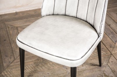 comfortable white kitchen chair