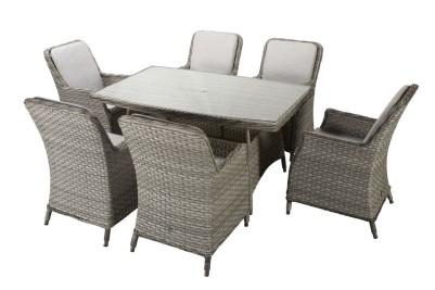 Drakeford Rattan Style Outdoor Dining Set