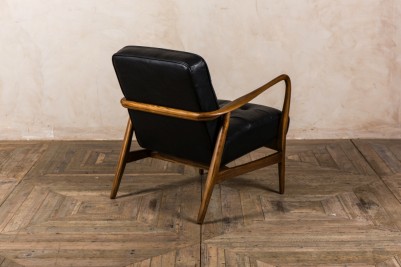 Hamilton Leather Mid-Century Sofa