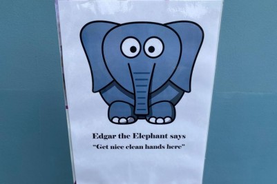 edgar the elephant hand sanitiser