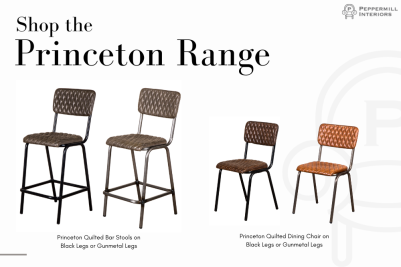 Princeton Quilted Leather Dining Chairs
