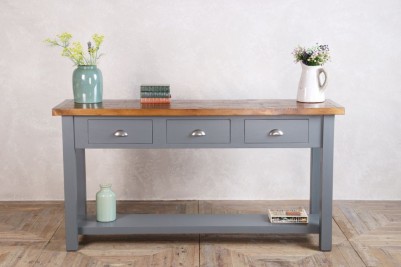 Pine Console Table Sideboard