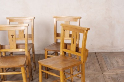 vintage chapel chairs