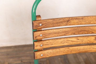 Vintage Green Stacking Chairs