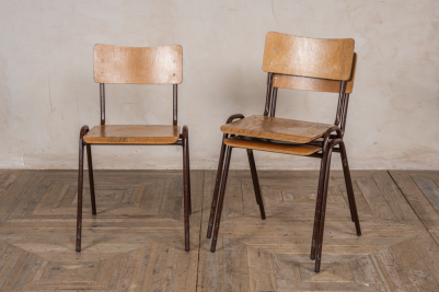 vintage stacking chairs
