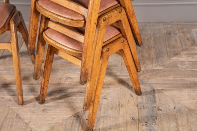 Vintage Stacking Ben Style Cafe Chairs