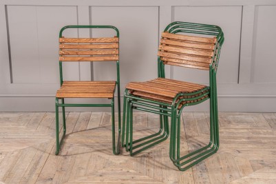 Plywood Vintage Stacking Chairs