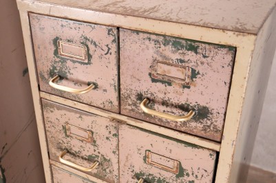 Vintage Metal Storage Cabinet Range