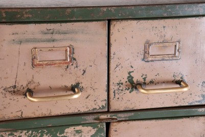 Vintage Metal Storage Cabinet Range