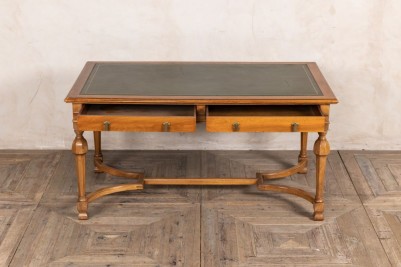 Vintage Writing Desk & Chair in Solid Walnut