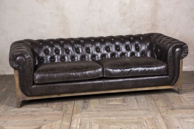 chocolate leather sofa