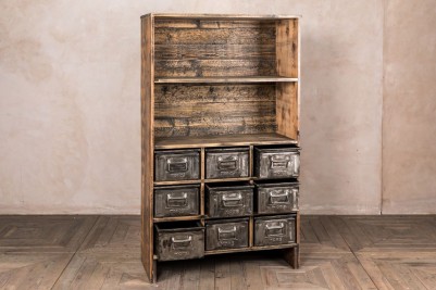 industrial vintage cabinet