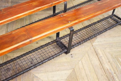 Large Industrial Steel Bench